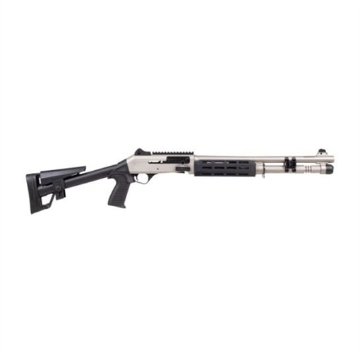 Picture of PANZER ARMS M4 SPEED PRO 12GA NICKEL SKELETON STOCK PAM4CSMMFSS