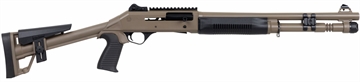 Picture of PANZER ARMS M4 TACT 12GA 18.5" FDE PAM4FDETSFSS