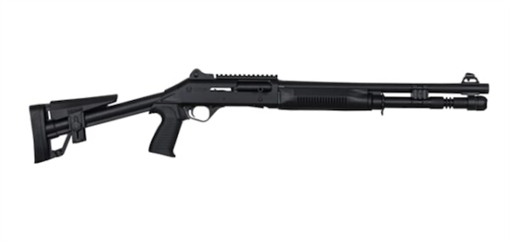 Picture of PANZER ARMS M4 TACTICAL 12G SA BLACK FIXED SKELETON STOCK PAM4TSSBSS