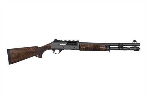 Picture of PANZER ARMS M4 TACT SA 3" 12GA 18.5" GRY W/WALNUT STOCK SET PAM4TSDGNWS