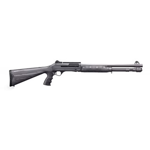 Picture of PANZER ARMS M4 TACT SA 3" 12GA 18.5"BLACK/TUNGSTEN US FLAG PAM4TSBTUSFC