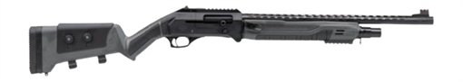 Picture of Panzer Arms PAFS1PROFSGRA FS1 Pro 12 Gauge Semi-Auto 3" 4+1 20" Black Shrouded Barrel, Gray Cerakote Receiver w/Picatinny Rail, M-LOK Handguards, Black Adj Cheekrest Synthetic Stock, Picatinny Rail Fo