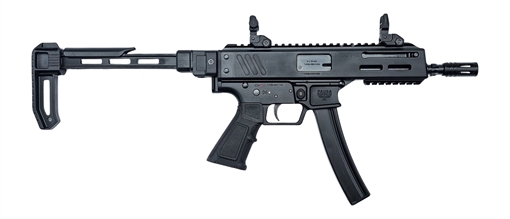 Picture of Panzer Arms PAHAN9PCCB HAN-9 9mm Luger 30+1 6.50" Black Melonite Threaded, Barrel Black Anodized Aluminum Receiver w/Picatinny Rail, Rear Picatinny Rail, M-LOK Handguard, Ambidextrous