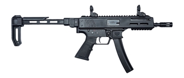 Picture of Panzer Arms PAHAN9PCCB HAN-9 9mm Luger 30+1 6.50" Black Melonite Threaded, Barrel Black Anodized Aluminum Receiver w/Picatinny Rail, Rear Picatinny Rail, M-LOK Handguard, Ambidextrous