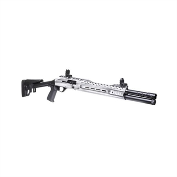 Picture of PANZER EG-240 TACTICAL 12G SHOTGUN 3" 18.5" 5+1 DISTRESSED TITANIUM, M4 ADJ STOCK, 3 CHOKE TUBES EG240TSTTBRC