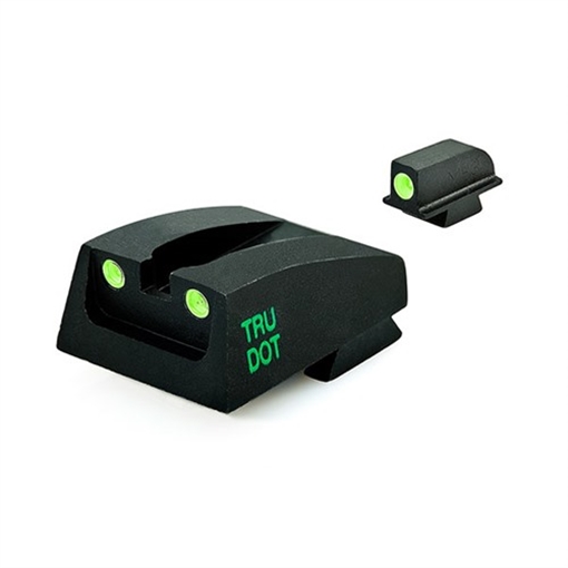 Picture of Meprolight TRITIUM FIXED NIGHT SIGHT (POST 2007) GREEN FRONT GREEN REAR 118023101