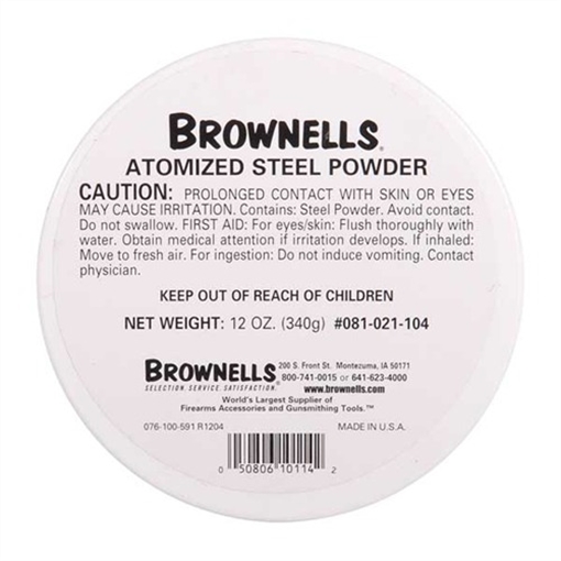Picture of Brownells ATOMIZED STEEL POWDER 12OZ FGA01104