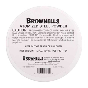 Picture of Brownells ATOMIZED STEEL POWDER 12OZ FGA01104