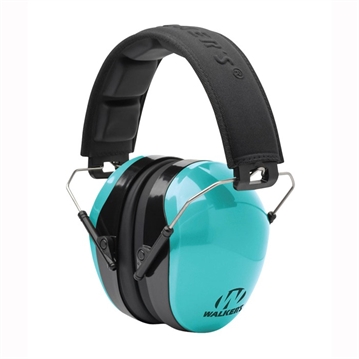 Picture of Walkers Game Ear PASSIVE EAR MUFF W/ EMBOSSED HEADBAND AQUA BLUE GWP-DCPM-LTL