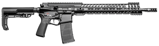 Picture of Patriot Ordnance Factory P415 *CA Compliant 5.56x45mm NATO 10+1 16.50" Chrome Moly Barrel Black Hard Coat Anodized Receiver, 6 Position MFT Black Stock & Black Polymer Grip Ambidextrous 01148