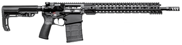 Picture of Patriot Ordnance Factory Revolution DI, Semi-automatic Rifle, 308 Win, 16.5" Deep Fluted Barrel, 1:10 Twist, Black Finish, Mission First Tactical Furniture, 14.5" M-LOK Rail, Triple Port Muzzle Brake, 4.5lb POF Drop-In Trigger, 1-20Rd PMAG 01581