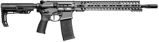 Picture of Patriot Ordnance Factory Minuteman, Semi-Auto, 223 Rem/556NATO, 16.5" Puritan Barrel, 1:8 Twist, Tungsten, MFT Grip and Stock, 30Rd, 14.5" MLOK Renegade Rail, Flash Hider, POF-USA 3.5lb Drop-in FLAT Trigger, 1 Mag 01645