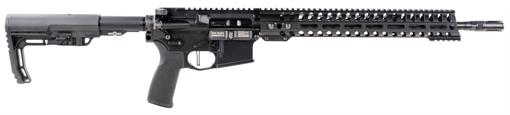 Picture of Patriot Ordnance Factory Minuteman Direct Impingement *CA Compliant 5.56x45mm NATO 16.50" 10+1 Black Hard Coat Anodized 6 Position MFT Stock 01648