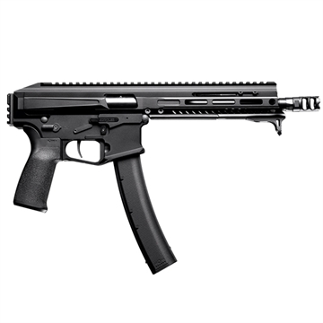 Picture of Patriot Ordnance Factory Phoenix, Semi-automatic Pistol, AR Pistol, 9MM, 8" Barrel, Anodized Finish, Black, M-LOK Free Float Rail, Quick Detach End Cap, 1 Magazine, 35 Rounds 01838