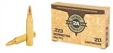 Picture of STV Technology Patriot, 223 Remington, 55 Grain, Full Metal Jacket, 20 Round Box P223055F