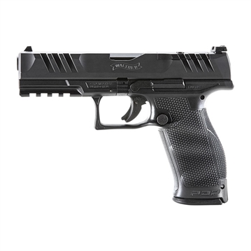 Picture of Walther PDP, Striker Fired, Semi-automatic, Polymer Frame Pistol, Full Size, 9MM, 4.5" Barrel, Black, Adjustable Rear Sight, 10 Rounds, Optics Ready 2858126