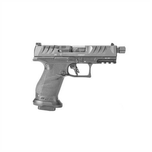 Picture of Walther Arms PDP Pro SD Compact Frame 9mm Luger 18+1 4.60" Black Threaded Barrel, Black Optic Ready/Serrated Steel Slide, Black Polymer Frame w/Picatinny Rail, Medium Backstrap Grip 2844176