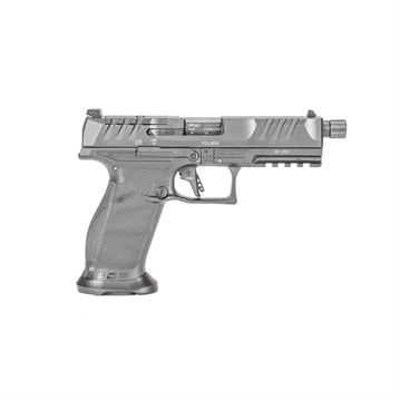 Picture of Walther Arms PDP Pro SD 9mm Luger 18+1 5.10" Threaded Barrel, Black, Optic Cut/Serrated Slide, Polymer Frame with Pic. Rail, Performance Duty Grip, Flared Magwell 2842521