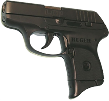 Picture of Pearce Grip Grip Extension made of Polymer with Black Finish & 1/2" Gripping Surface for 380 ACP Ruger LCP & LCP II 2 Per Pack PGLCP