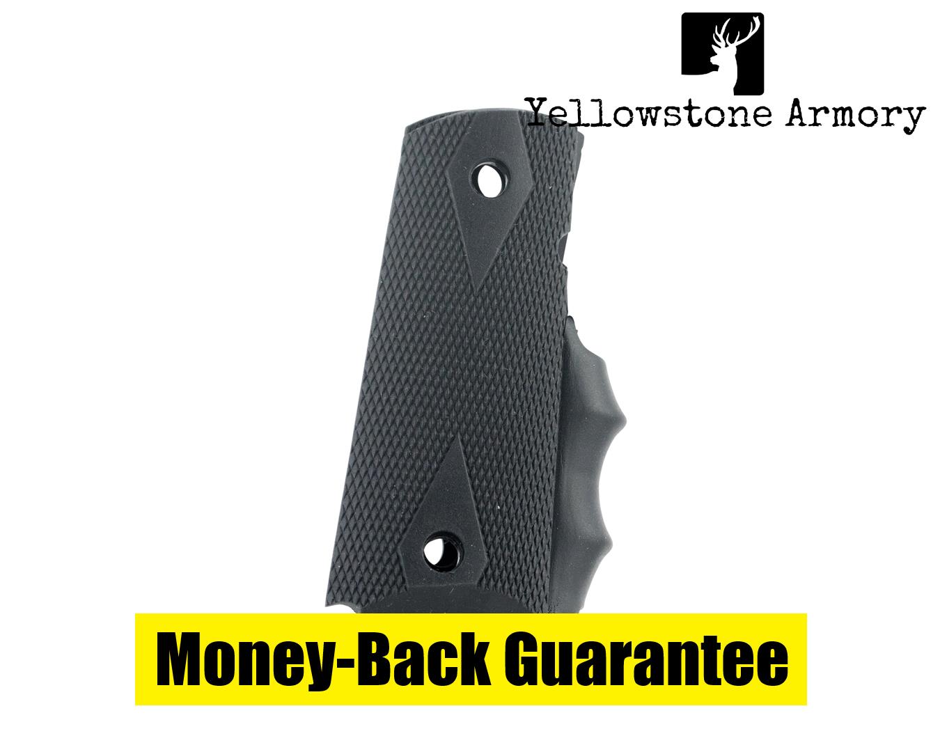 Pearce Grip Modular System Black Rubber for 1911 Compact PMGOM-img-0
