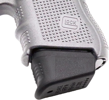 Picture of Pearce Grip Magazine Extension Extended Compatible w/Glock 9mm Luger/40 S&W, Black Polymer PGG4+