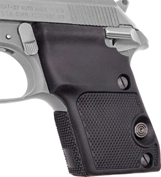 Picture of Pearce Grip Grip, Rubber Wrap-Around, Fits Beretta 21A/3032 Including Frames With an Extended Safety, Black PG-ES32