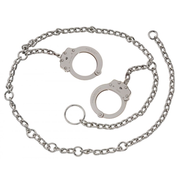 Picture of Peerless Handcuff Company Model 7002C Waist Chain w/ Handcuffs at Hip 4760
