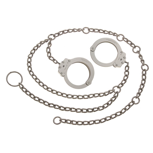 Picture of Peerless Handcuff Company Model 7002C Waist Chain w/ Oversized Handcuffs 4765