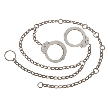 Picture of Peerless Handcuff Company Model 7002C Waist Chain w/ Oversized Handcuffs 4765