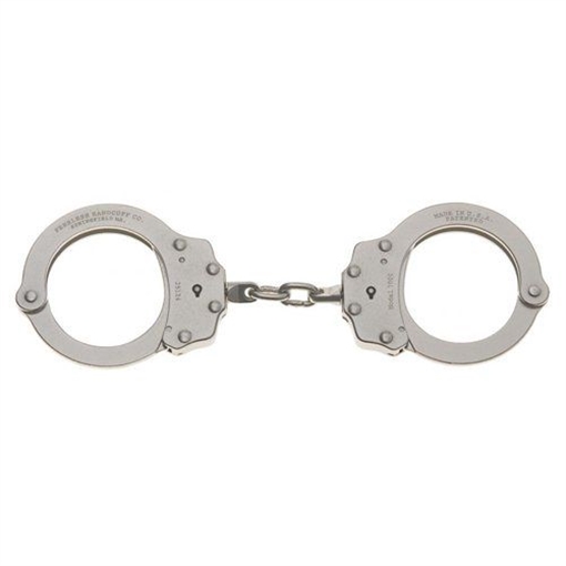 Picture of Peerless Handcuff Company Model 700C Chain Link Handcuffs - Nickel Finish 4710-10