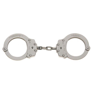 Picture of Peerless Handcuff Company Model 700C Chain Link Handcuffs - Nickel Finish 4710-10