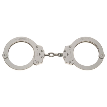 Picture of Peerless Handcuff Company Model 702C Oversize Chain Link Handcuff - Nickel Finish 4720
