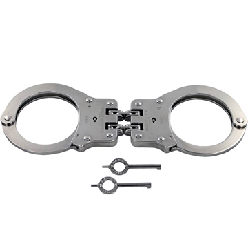 Picture of PEERLESS HANDCUFFS HINGED NICKEL FINISH MODEL 801C 4801