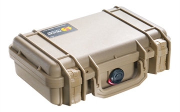Picture of Pelican 1170 Protector Case, Tan, Hard Case, Interior 10.54"x6.04"x3.16", Watertight, Crushproof, Dustproof 1170-000-190