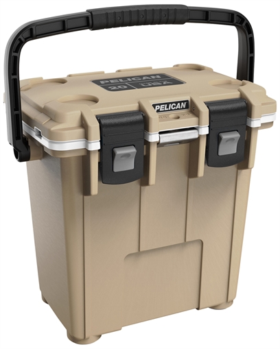 Picture of PELICAN 20Q-1-TANWHT 20QT ELITE COOLER TAN/WHT 20Q1TANWHT