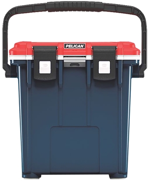 Picture of Pelican Personal Cooler Elite Red/White/Blue Polypropylene 20 QT 20Q5BLUREDWHT
