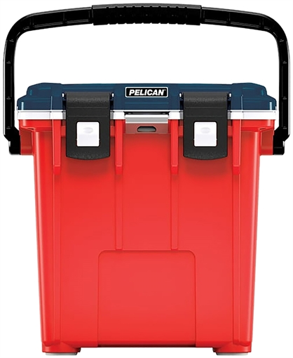 Picture of Pelican Personal Cooler Elite Red/White/Blue Polypropylene 20 QT 20Q5REDBLUWHT