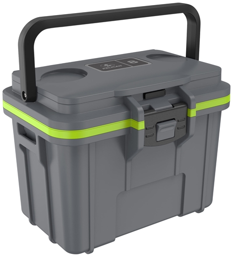 Picture of PELICAN COOLERS IM 8 QUART GRAY/GREEN ICE PACK & STORAGE 8Q1DKGRYEGRN