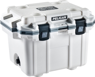 Picture of Pelican Elite Cooler, White/Gray, 25.30" x 19.00" x 18.50" 30Q-1-WHTGRY