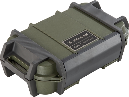 Picture of Pelican R40, Ruck Personal Utility Case, Medium, Olive Drab Green, 9.84"x 6.12"x 2.89" RKR400-0000-OD