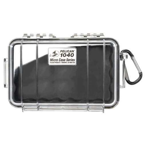 Picture of Pelican 1040027100 Micro Case Yellow/Clear Polycarbonate 7.50" Long 1040027100 1040-027-100