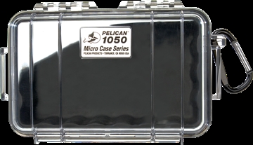 Picture of Pelican  Micro Case Black/Clear Polycarbonate 7.99" Long  1050-025-100