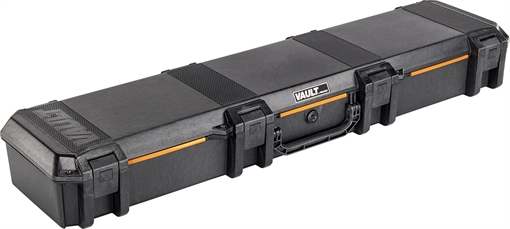 Picture of Pelican V770, Vault Single Rifle Case, With Foam, Black, Interior (LxWxD)50.00 x 10.00 x 6.00 in, Exterior (LxWxD) 51.47 x 13.15 x 6.65 in VCV770-0000-BLK