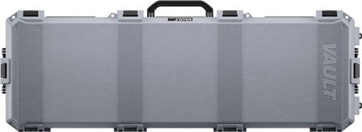 Picture of Pelican VCV8000000GRY Vault Double Rifle Case 53" Gray Polyethylene Foam Weather Resistant VCV8000000GRY VCV800-0000-GRY