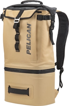 Picture of PELICAN SOFT COOLER BACKPACK COMPRESSION MOLDED COYOTE SOFTCBKPKCOYOTE SOFT-CBKPK-COYOTE