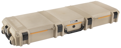 Picture of Pelican V800, Vault Double Rifle Case, With Foam, Tan, 56.11"x 19.15"x 6.65" VCV800-0000-TAN