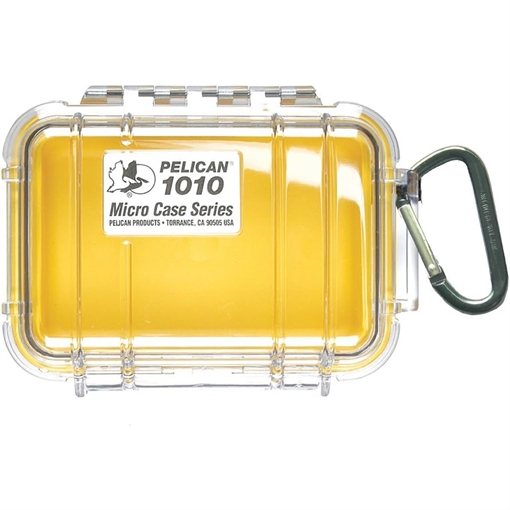 Picture of Pelican Pelican Waterproof 1010 Micro Case Yellow/Clear 1010-027-100