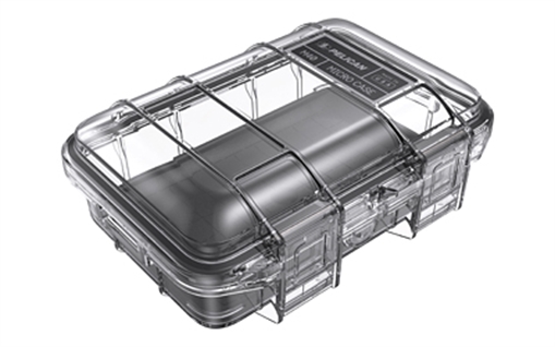 Picture of Pelican Pelican Waterproof M40 Micro Case Black/Clear M400-0250-100