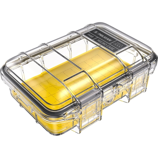 Picture of Pelican Pelican Waterproof M40 Micro Case Yellow/Clear M400-0250-110