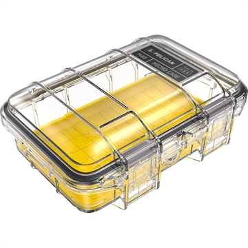 Picture of Pelican Pelican Waterproof M40 Micro Case Yellow/Clear M400-0250-110